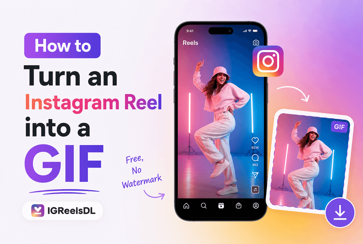 How to Turn an Instagram Reel into a GIF (Free, No Watermark)